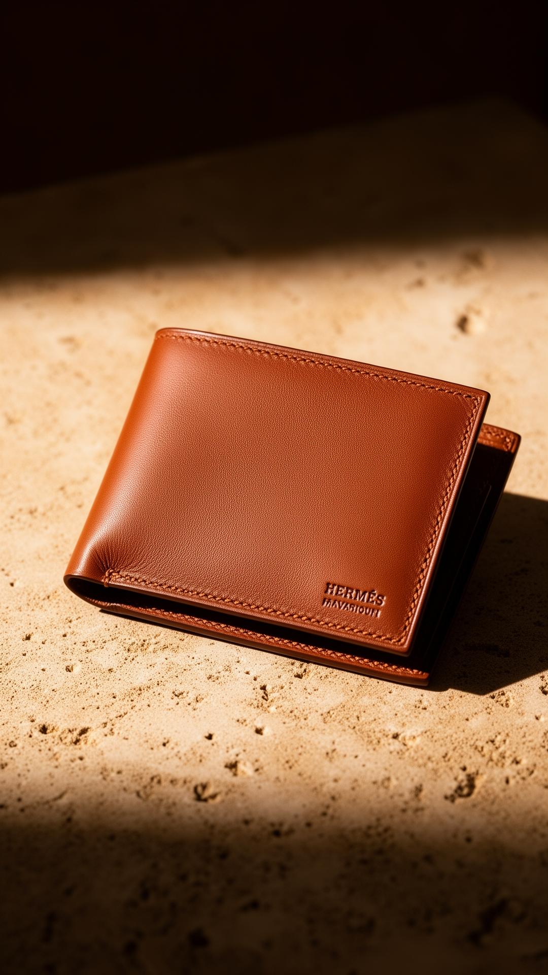 Portefeuille cognac